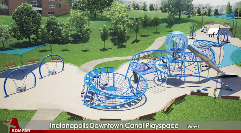 The Indy Canal Playspace Is Completed Ribbon Cutting 11 8 